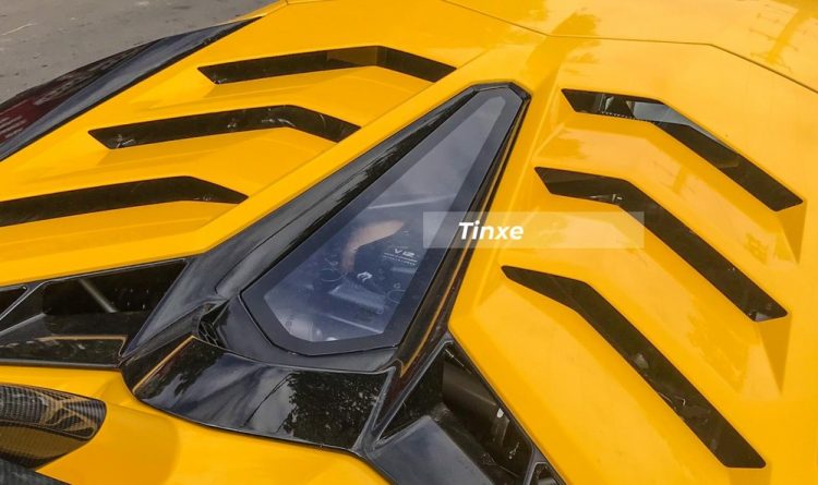 Động cơ V12 của siêu xe phiên bản giới hạn Lamborghini Aventador SVJ mới xuất hiện ở Đà Nẵng