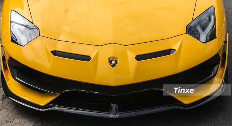 Thiết kế phần đầu của siêu xe phiên bản giới hạn Lamborghini Aventador SVJ mới về nước
